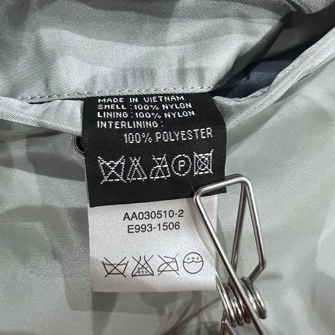 シルバー　MA-1 フライトジャケット　【美品】ALPHA 短丈　XL