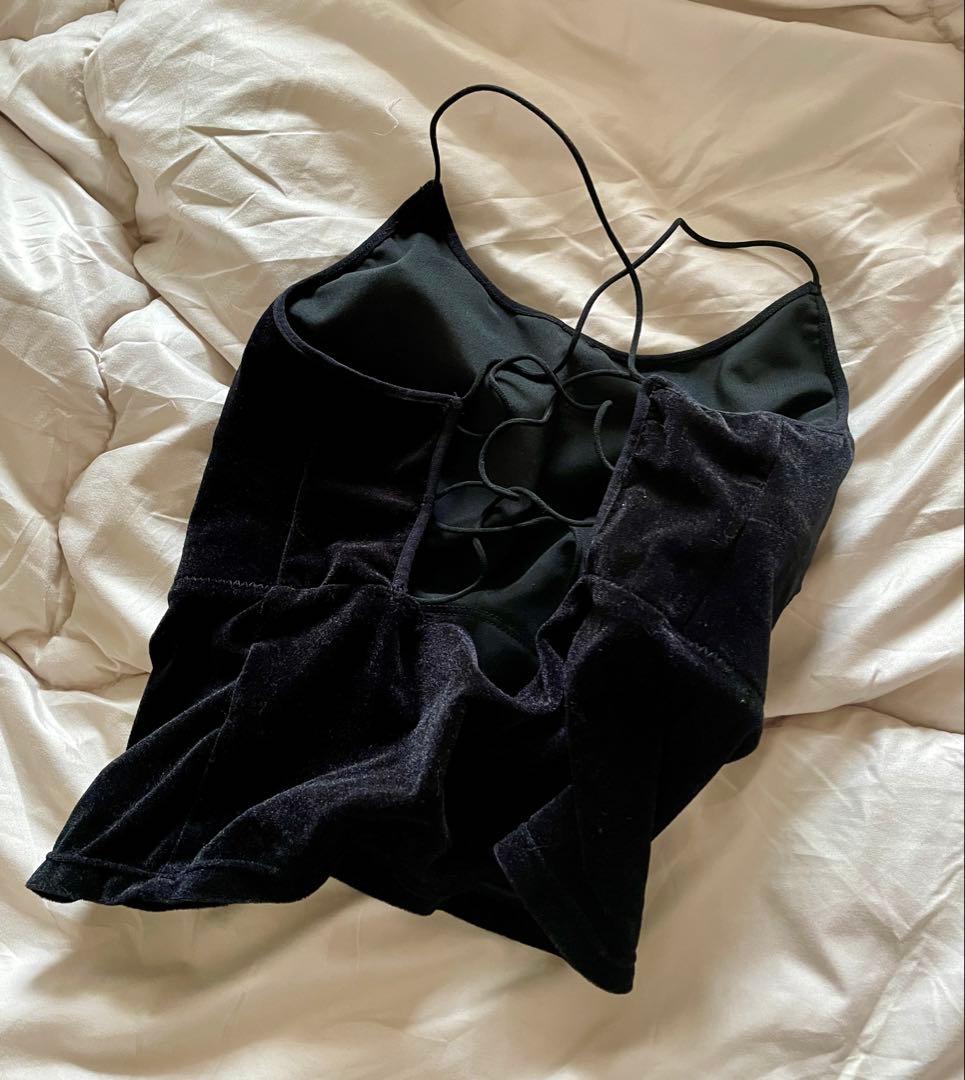 【N】 SNIDEL Chacottコラボ　ベロアチュールワンピース