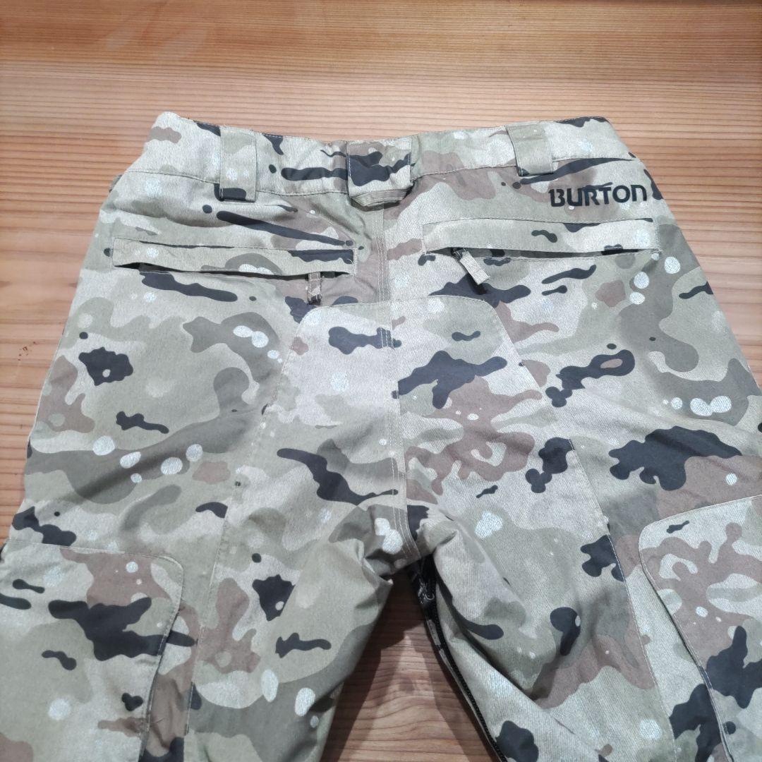 バートン BURTON　スノーボード　パンツ　カモフラ　メンズS　匿名