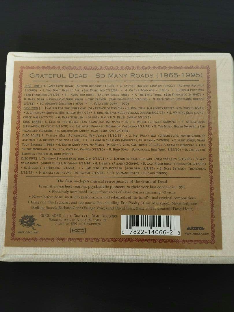 洋楽 Grateful Dead So Many Roads (1965-1995)