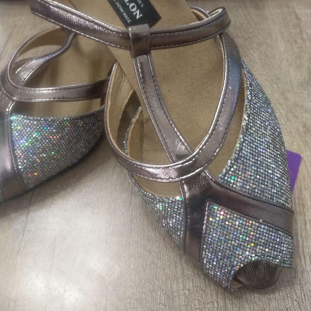 お値下げ オープントゥ ダンスシューズ