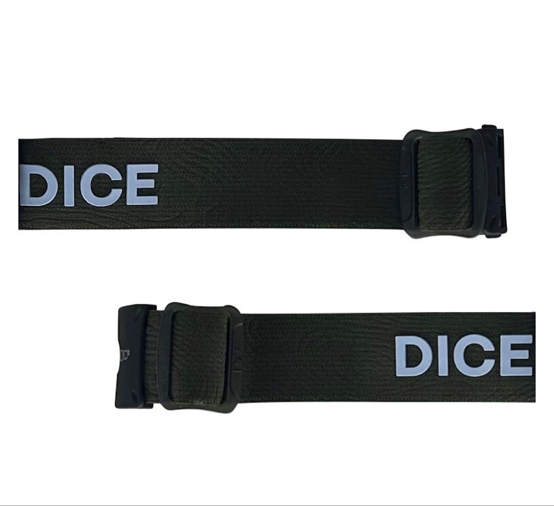 DICEダイス ショーダウン スノーボードゴーグル オリーブ