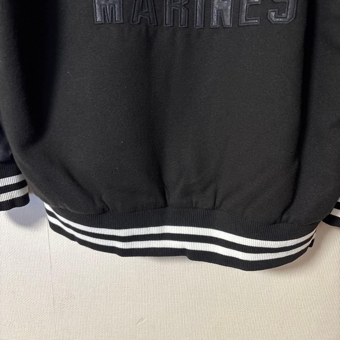 千葉ロッテマリーンズ スタジャン ブラック XLサイズ　上着