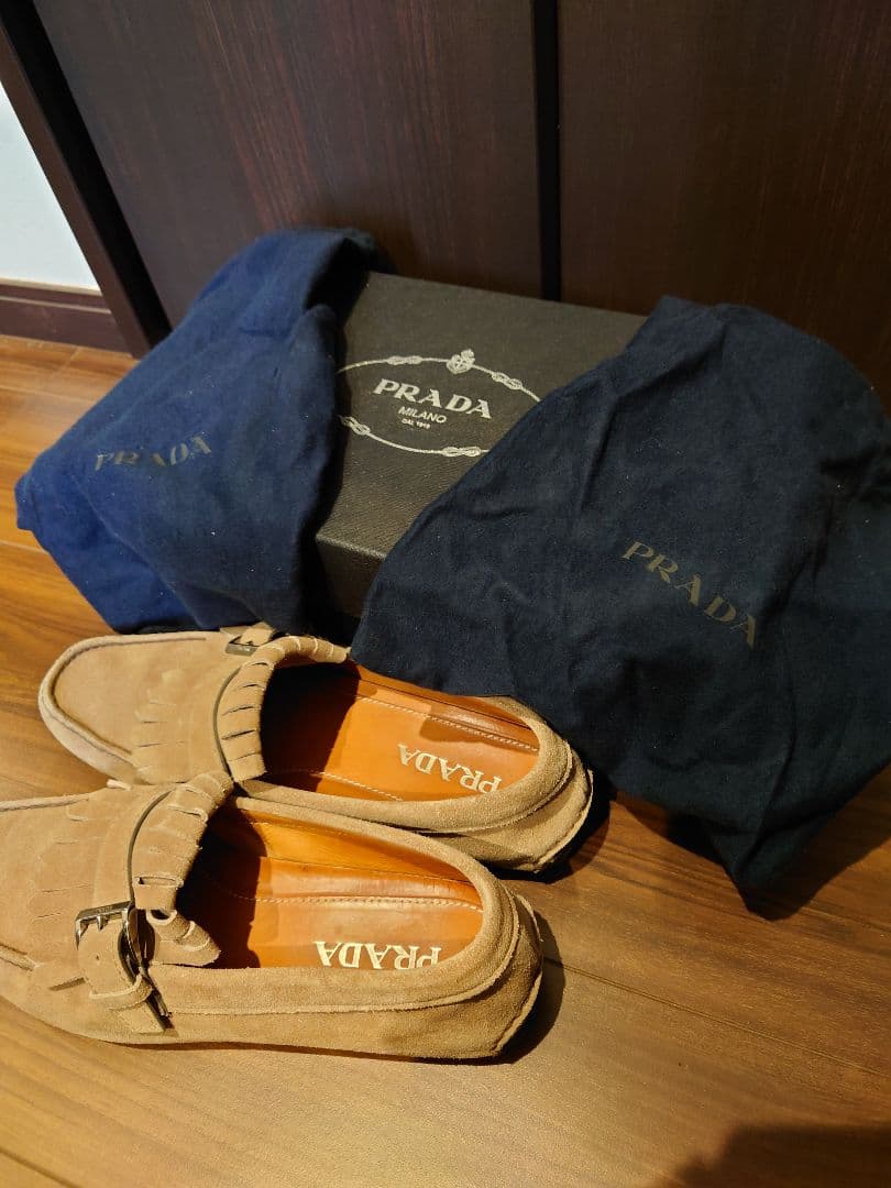PRADA　ローファー　スエード　美品