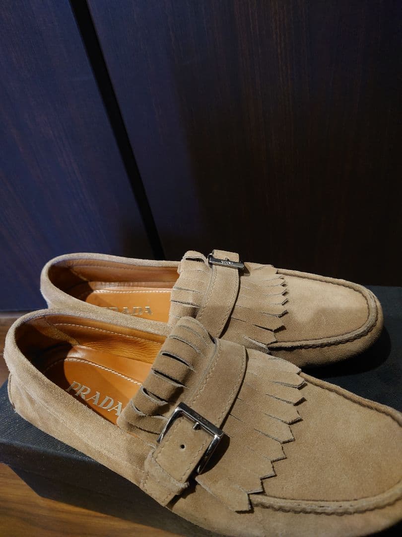 PRADA　ローファー　スエード　美品