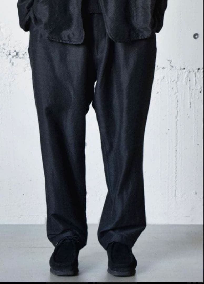 COMOLI コモリ 21AW ウールシルク セットアップ デニムレザー