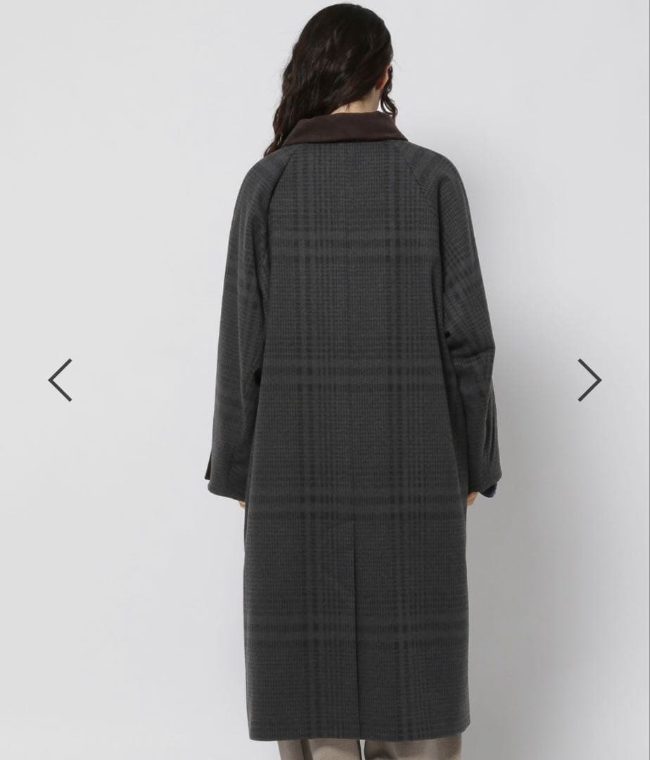 ニコアンド　ウーリーテックステンロングコート　Mサイズ