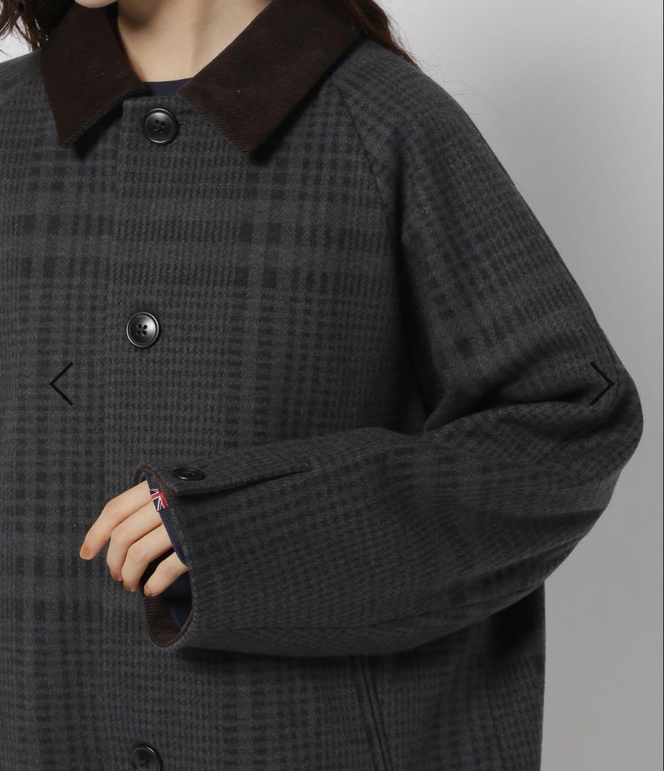 ニコアンド　ウーリーテックステンロングコート　Mサイズ