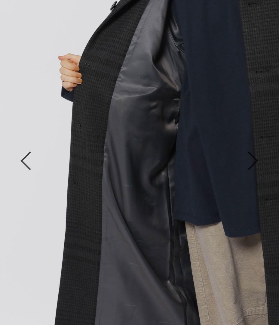 ニコアンド　ウーリーテックステンロングコート　Mサイズ