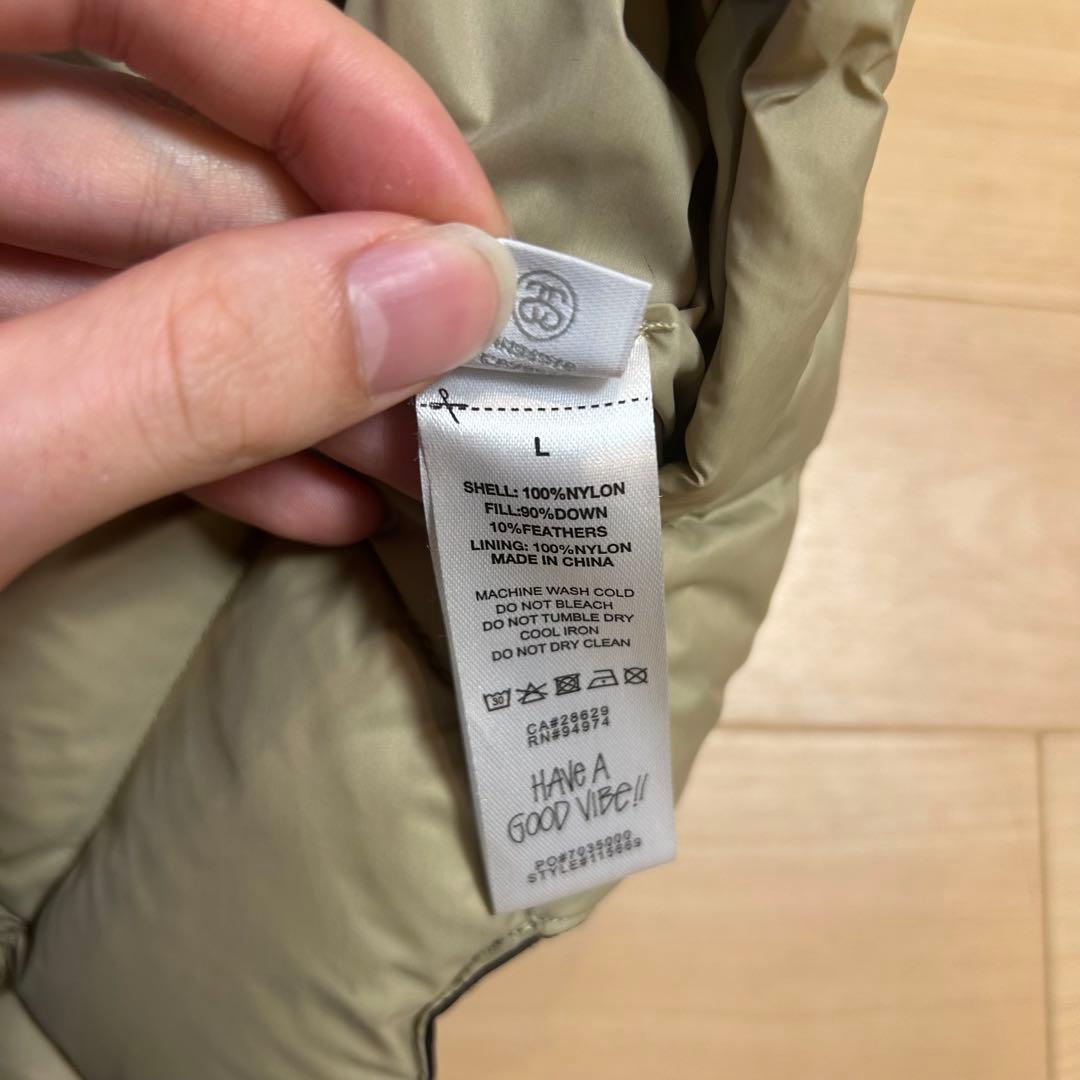 STUSSY PYTHON REVERSIBLE キルティングダウンベスト