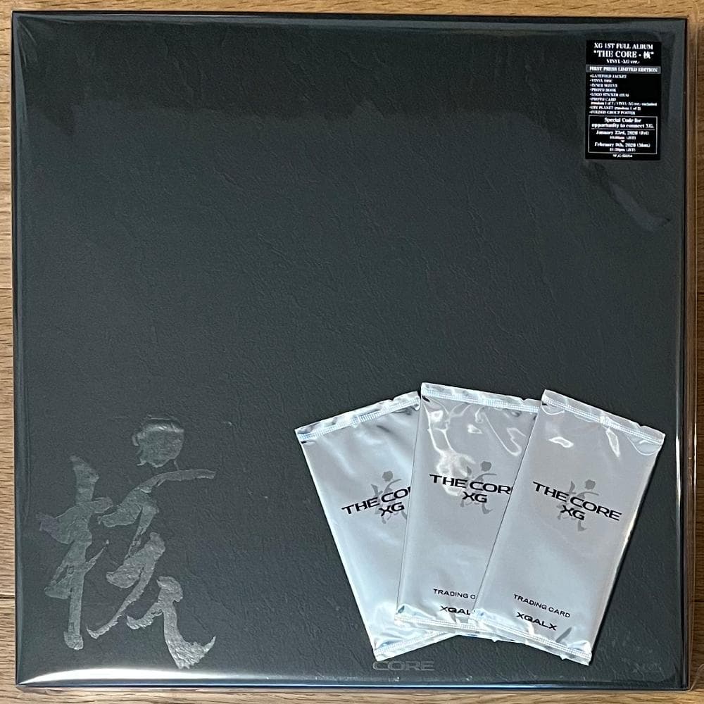 新品 LP　ランダムトレカ3枚付き　XG　THE CORE 核
