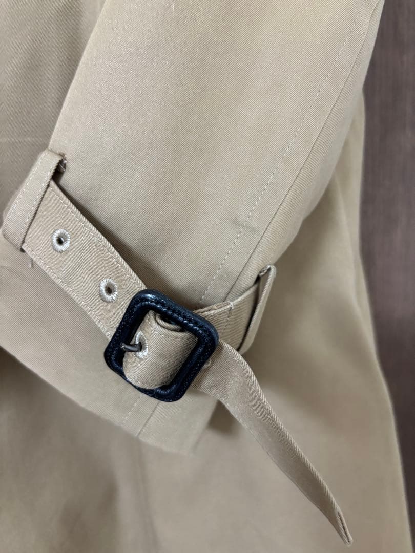 美品⭐︎HYKE ベージュ ダブルブレスト トレンチコート