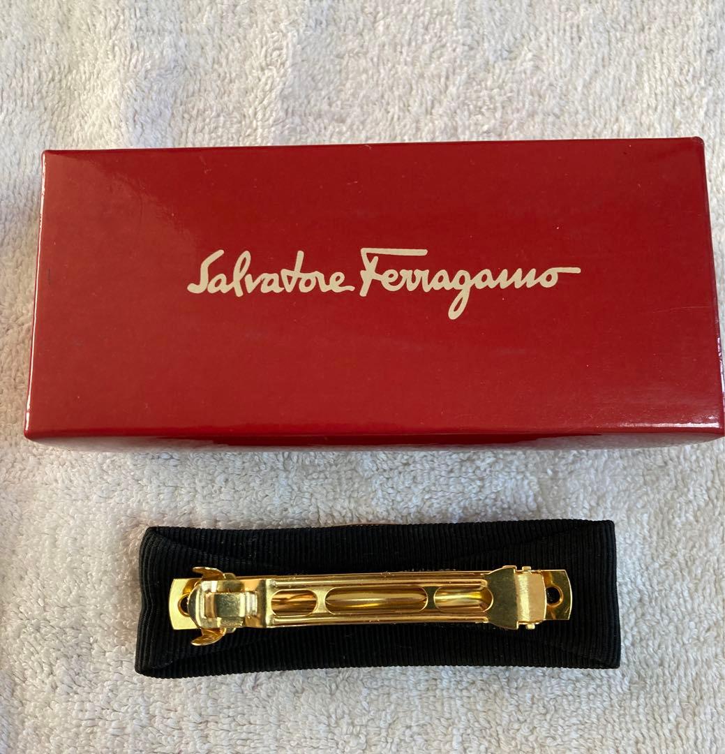 【未使用】フェラガモ Salvatore Ferragamo バレッタ 黒