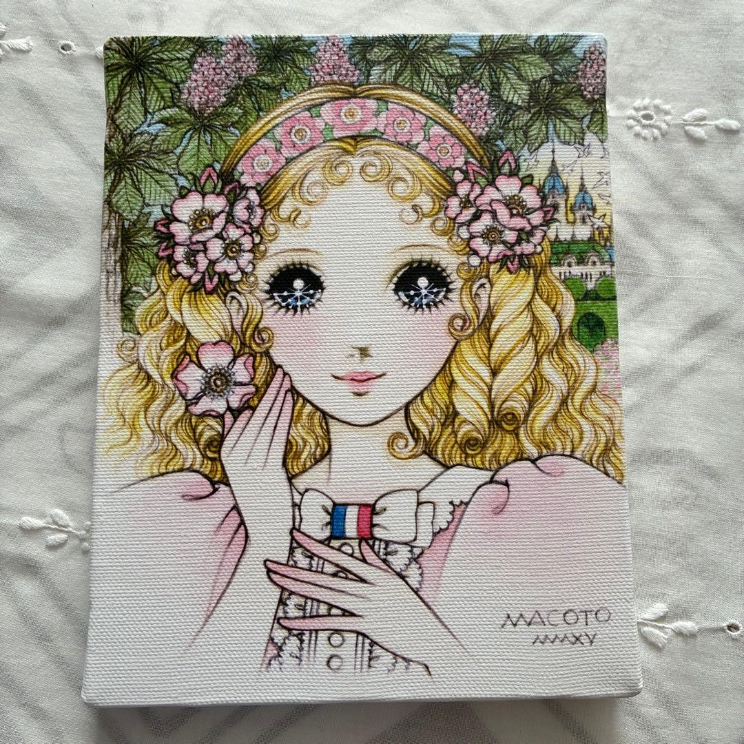 高橋真琴　ウォールキャンバス　s トリコロール　ロールふせん　フラワーミックス