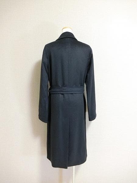 イタリア製　バーニーズニューヨーク　カシミヤ　ベルテッド　チェスターコート　３８