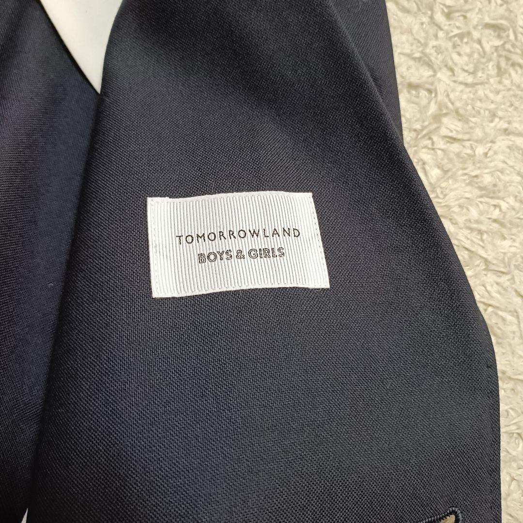 【美品】トゥモローランド フォーマルスーツ 卒服 セットアップ 銀ボタン 160