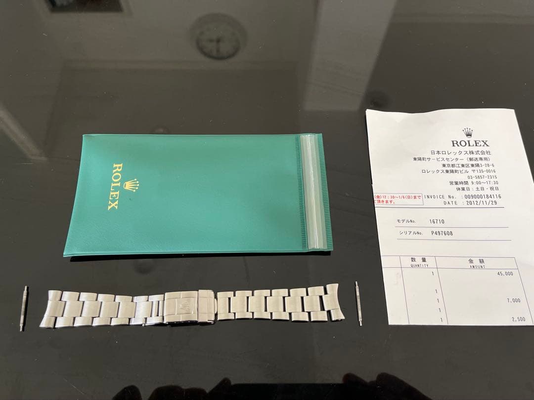 ⭐️正規品 ロレックス ROLEX　20mm　純正SSハードブレス　78790