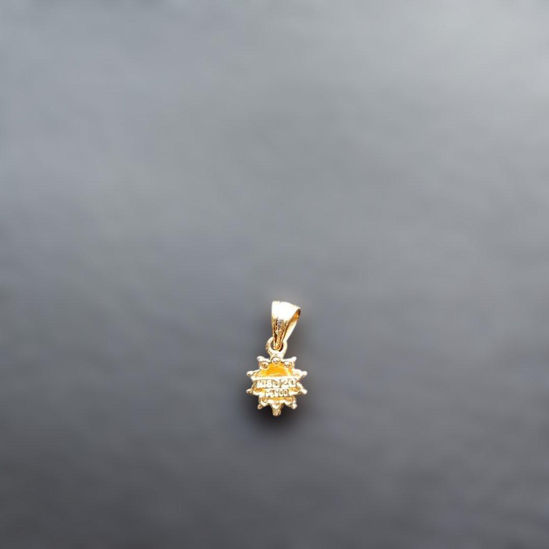 K18Pt900 ダイヤモンドペンダントトップ