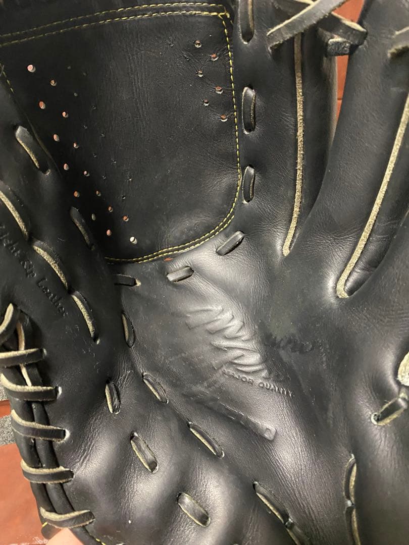 ミズノプロ 硬式野球グローブ 黒ブラック