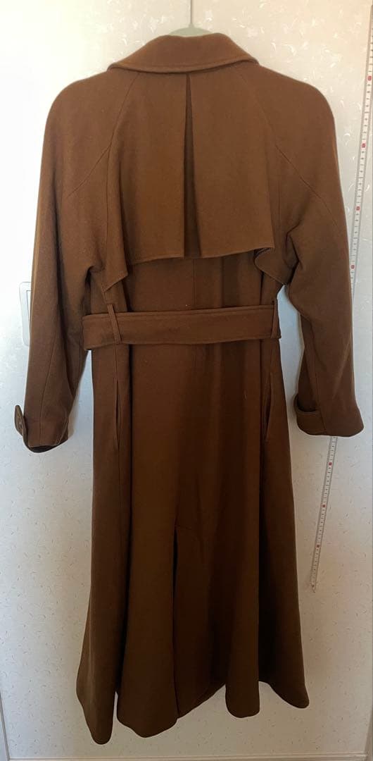 eimy istoire ベルテッドウールトレンチコート　エイミー　ロングコート