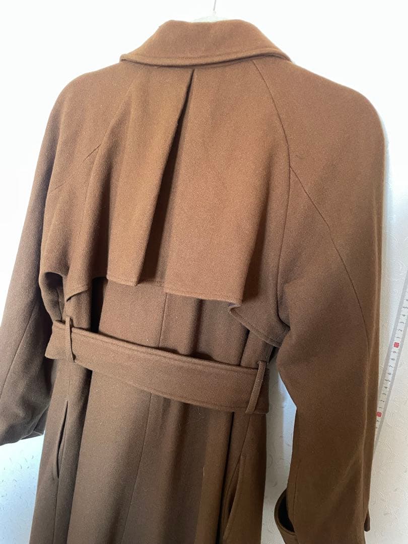 eimy istoire ベルテッドウールトレンチコート　エイミー　ロングコート