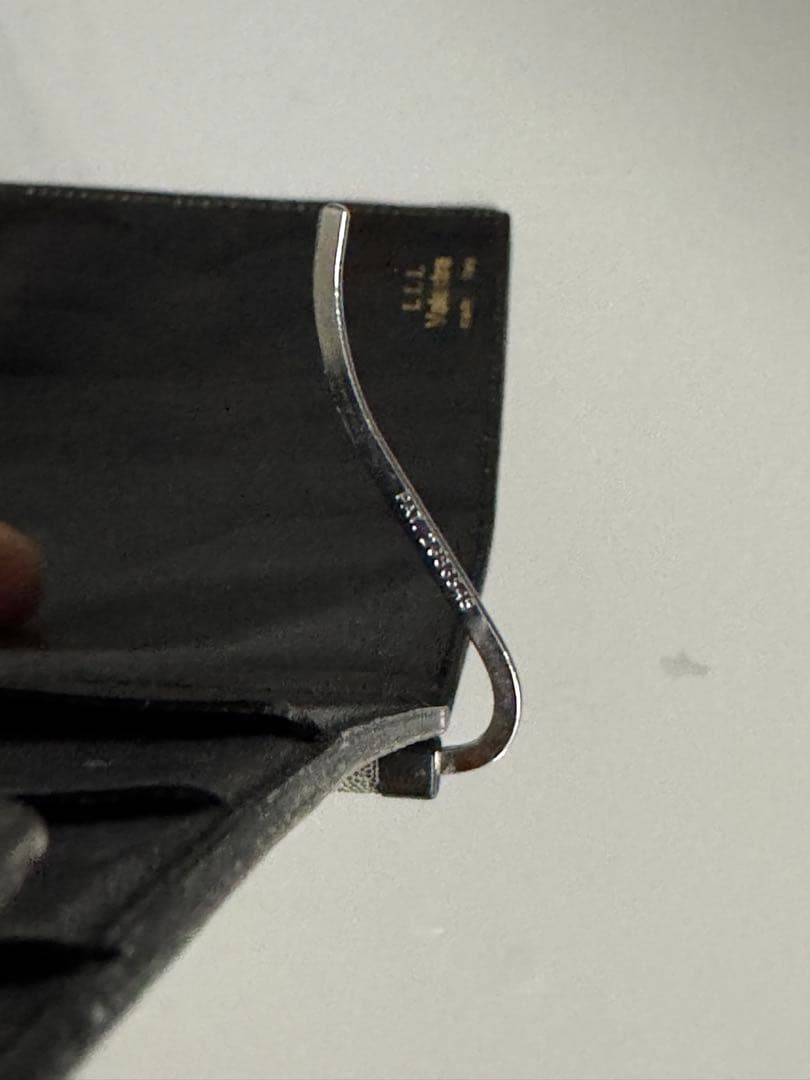 ヴァレクストラValextra 象革エレファント　札バサミ　現行品グリップ相当