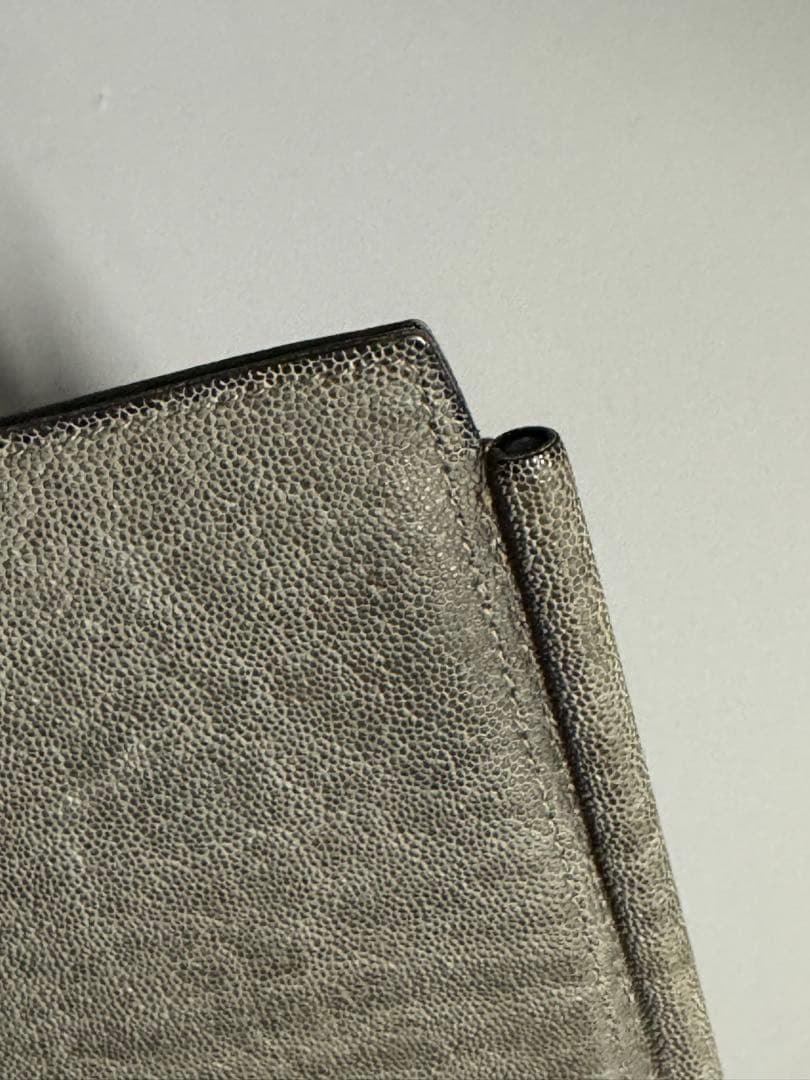 ヴァレクストラValextra 象革エレファント　札バサミ　現行品グリップ相当