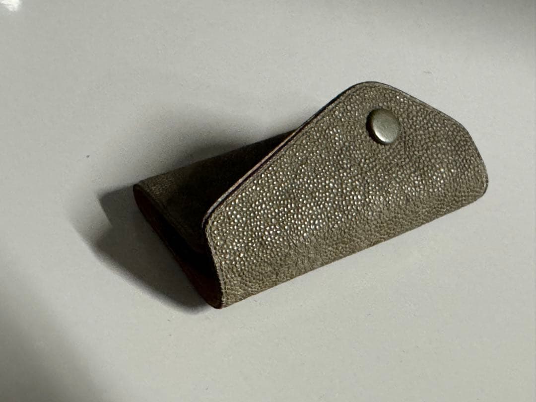 ヴァレクストラValextra 象革エレファント　札バサミ　現行品グリップ相当