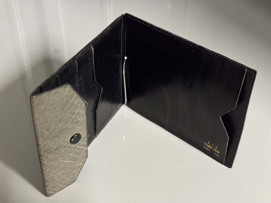 ヴァレクストラValextra 象革エレファント　札バサミ　現行品グリップ相当