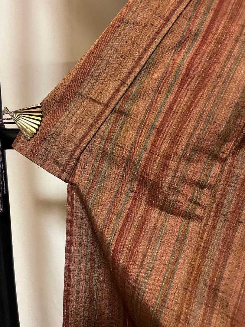 ☘️早い者勝ち☘️【国宝品】●岐阜県無形文化財【郡上紬】●手引真綿●草木染●