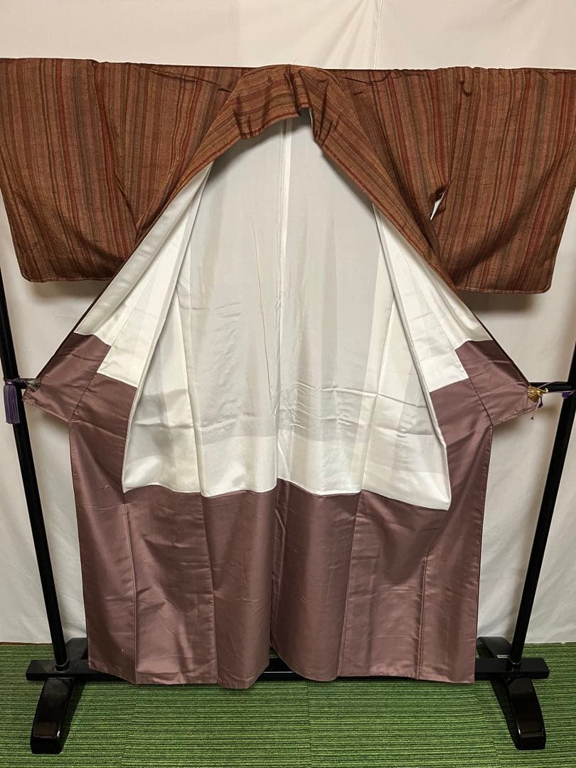 ☘️早い者勝ち☘️【国宝品】●岐阜県無形文化財【郡上紬】●手引真綿●草木染●