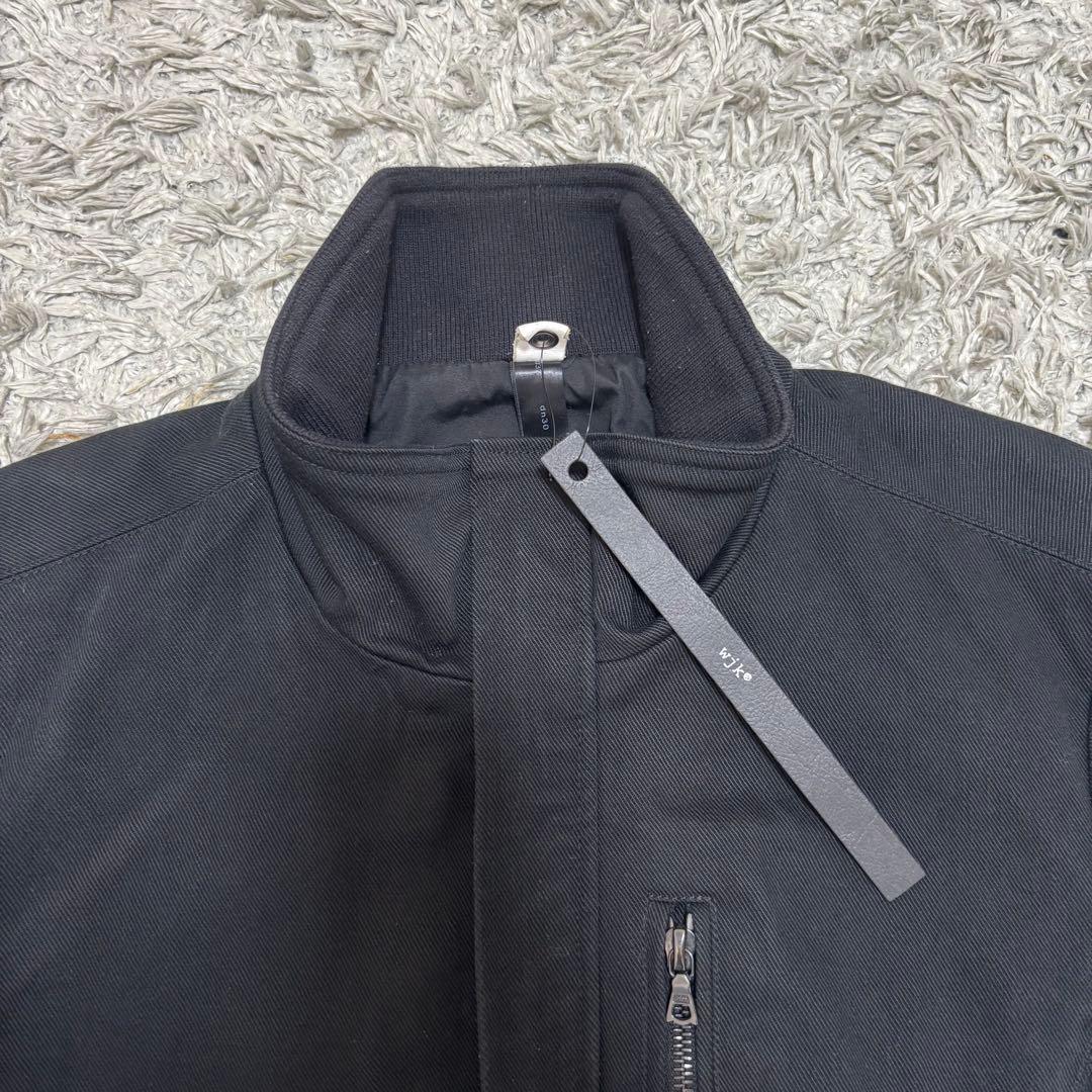 ダブジェイケイ　wjk ジップアップジャケット　ブラック　日本製　S