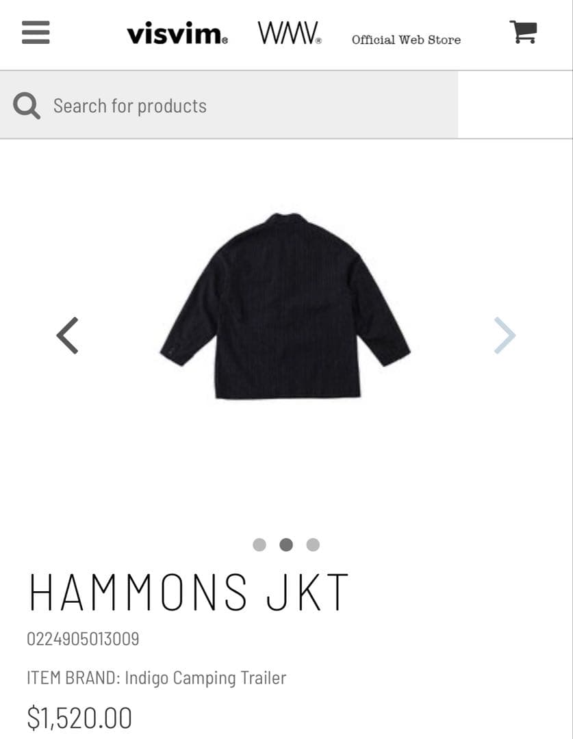 Visvim ICT Hammons JKT 【新品・未使用｜サイズ：3】