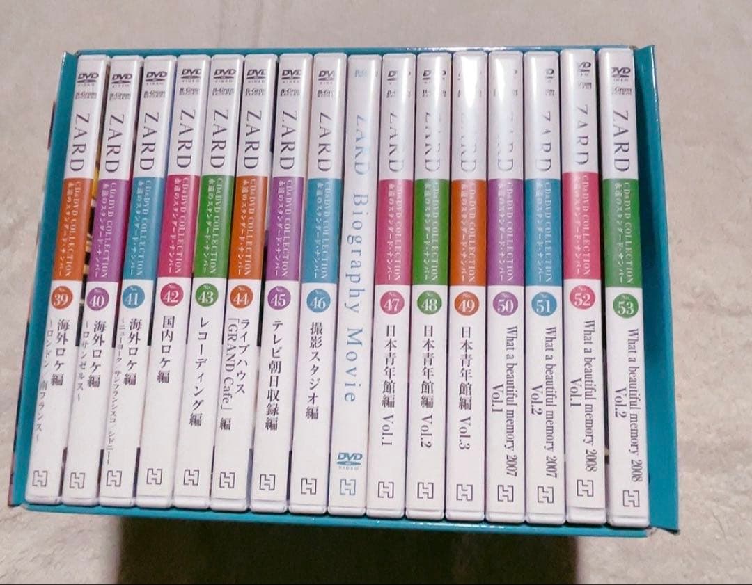 ZARD CD&DVD COLLECTION 全巻セット バインダー 破損有り