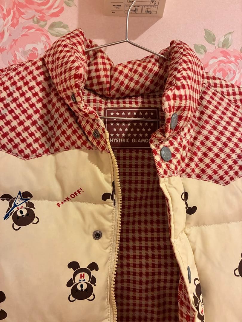 HYSTERIC GLAMOUR ダウンベスト くま