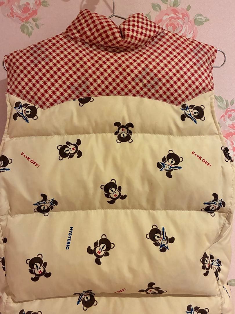 HYSTERIC GLAMOUR ダウンベスト くま