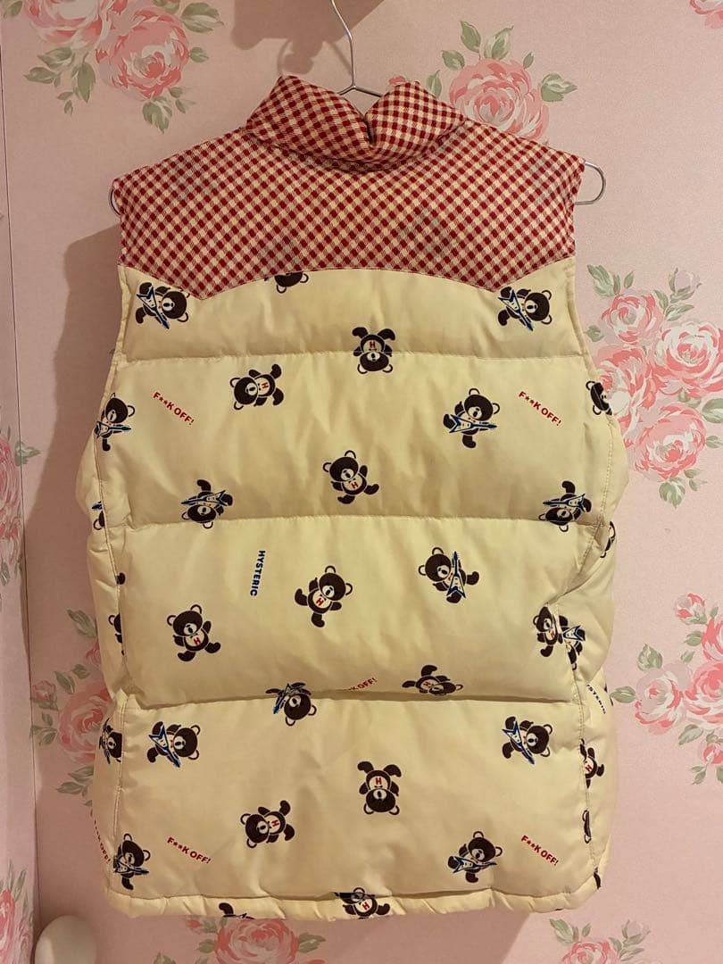 HYSTERIC GLAMOUR ダウンベスト くま