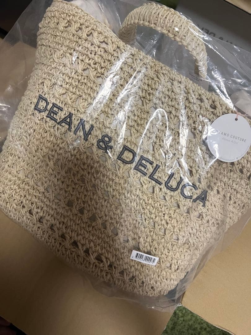 DEAN & DELUCA BEAMSコラボ クロッシェバスケットバッグMサイズ