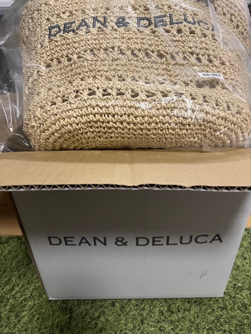 DEAN & DELUCA BEAMSコラボ クロッシェバスケットバッグMサイズ