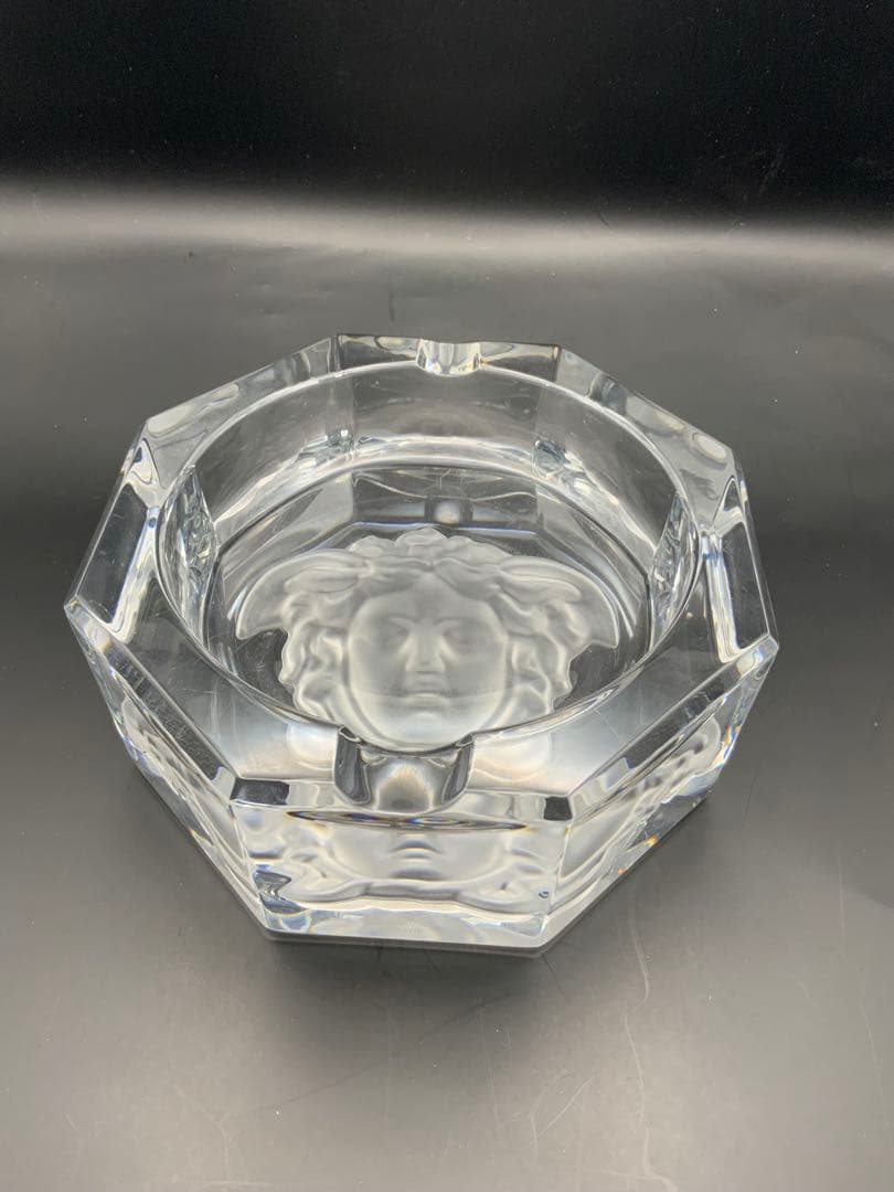 しあんさん専用ヴェルサーチ ローゼンタール 灰皿 メデューサ クリスタルガラス