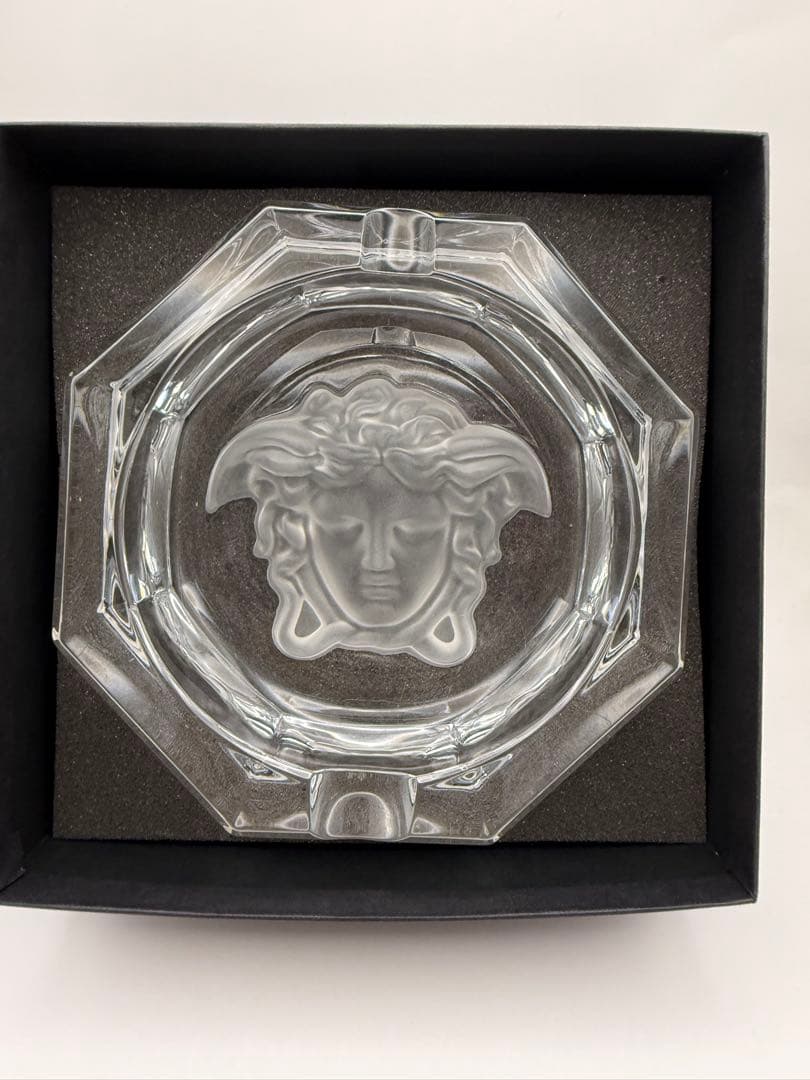 しあんさん専用ヴェルサーチ ローゼンタール 灰皿 メデューサ クリスタルガラス