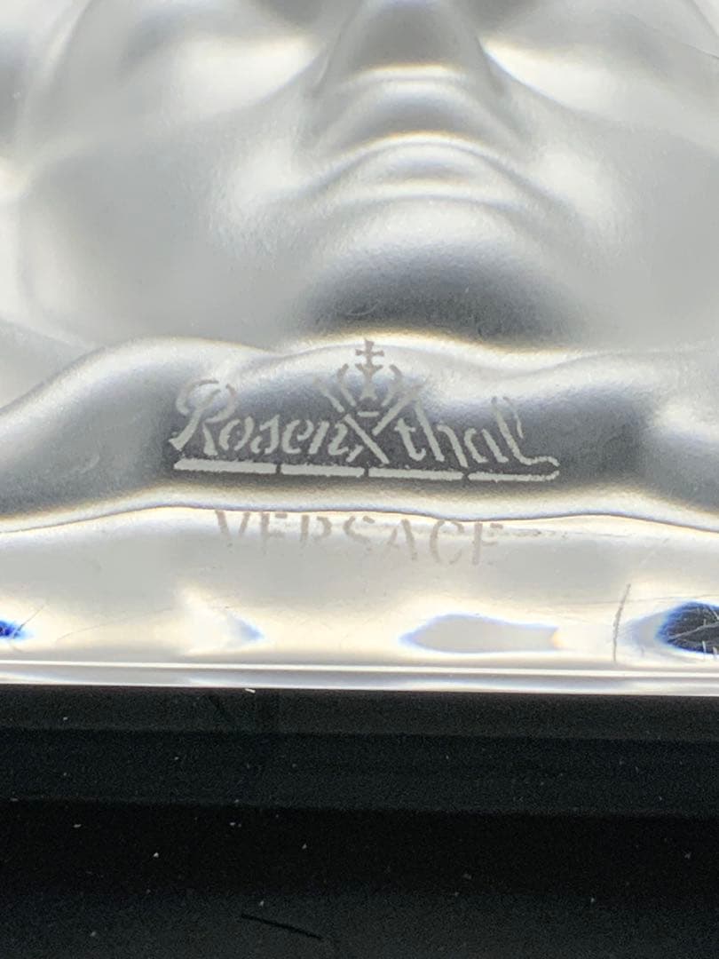 しあんさん専用ヴェルサーチ ローゼンタール 灰皿 メデューサ クリスタルガラス