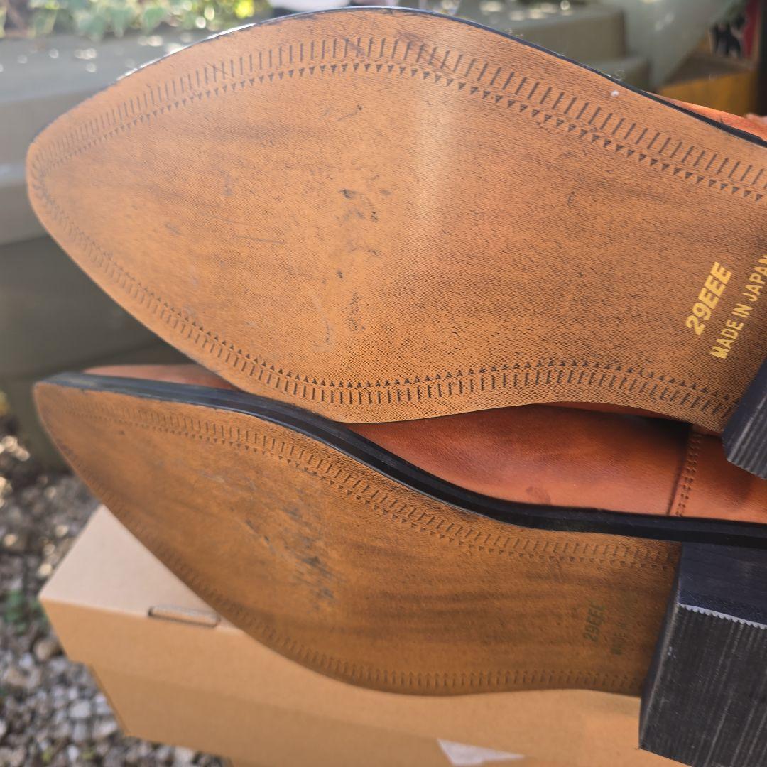 ブラウン ウエスタンブーツ 日本製