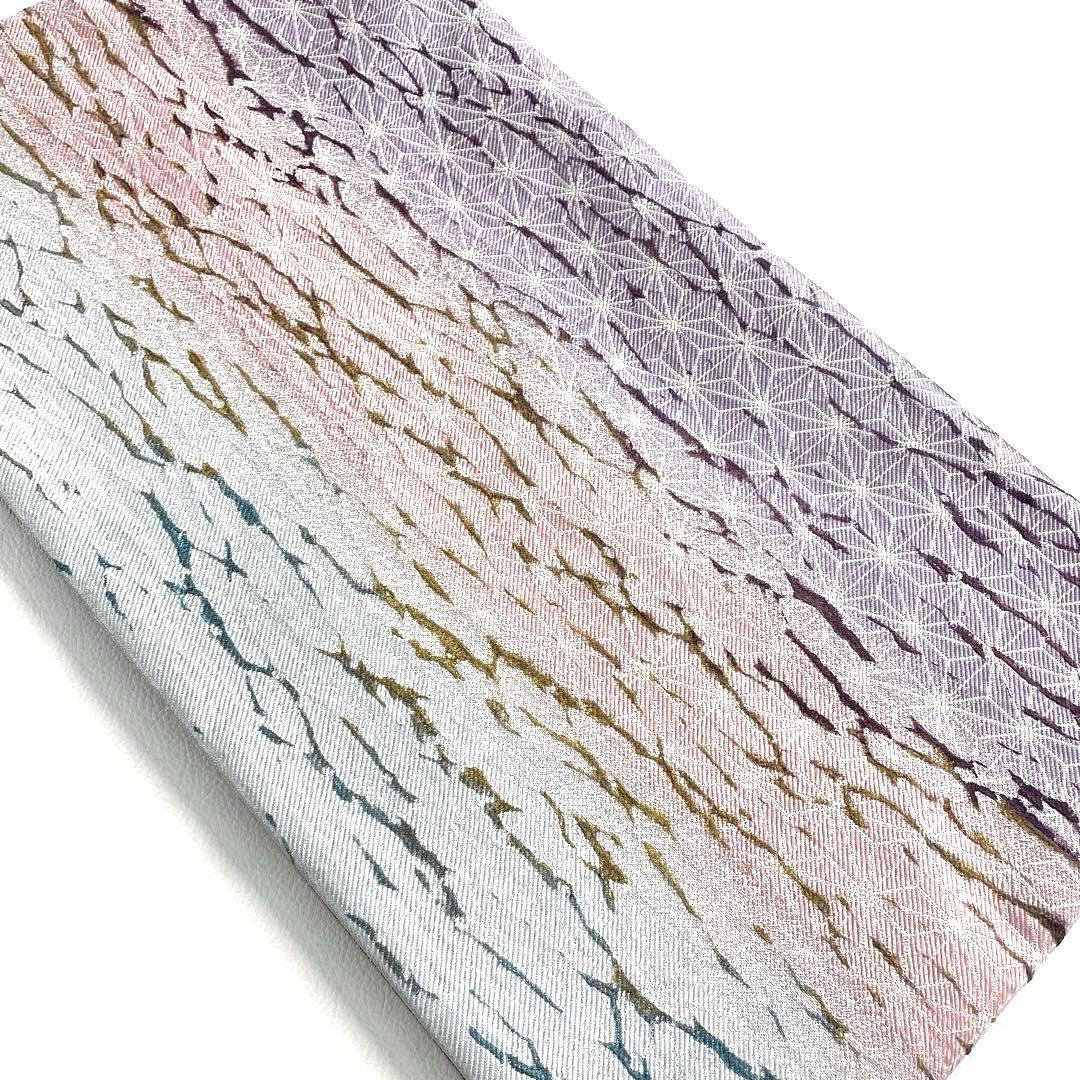 専用帯5055 ●高級 正絹 両面全通 リバーシブル 袋帯