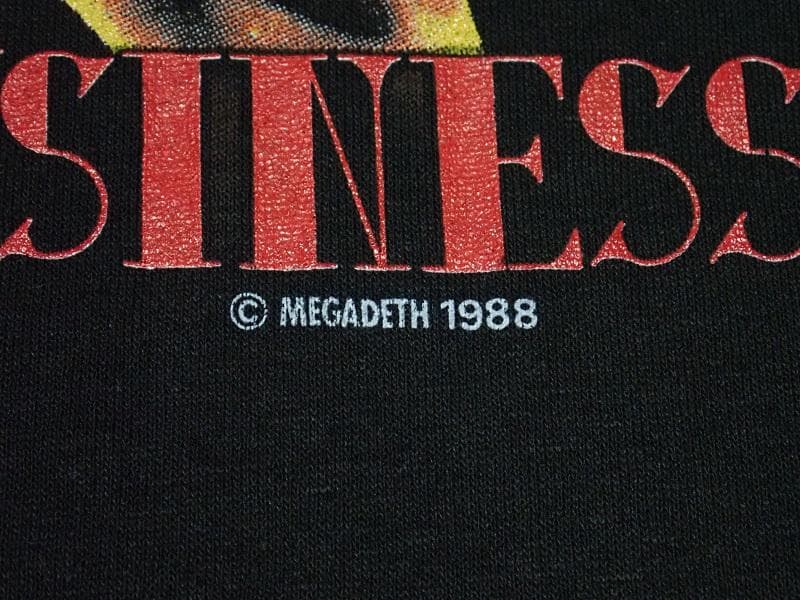 小*平様 メガデス　Tシャツ 80's 　ヴィンテージ　未使用品　MEGADET