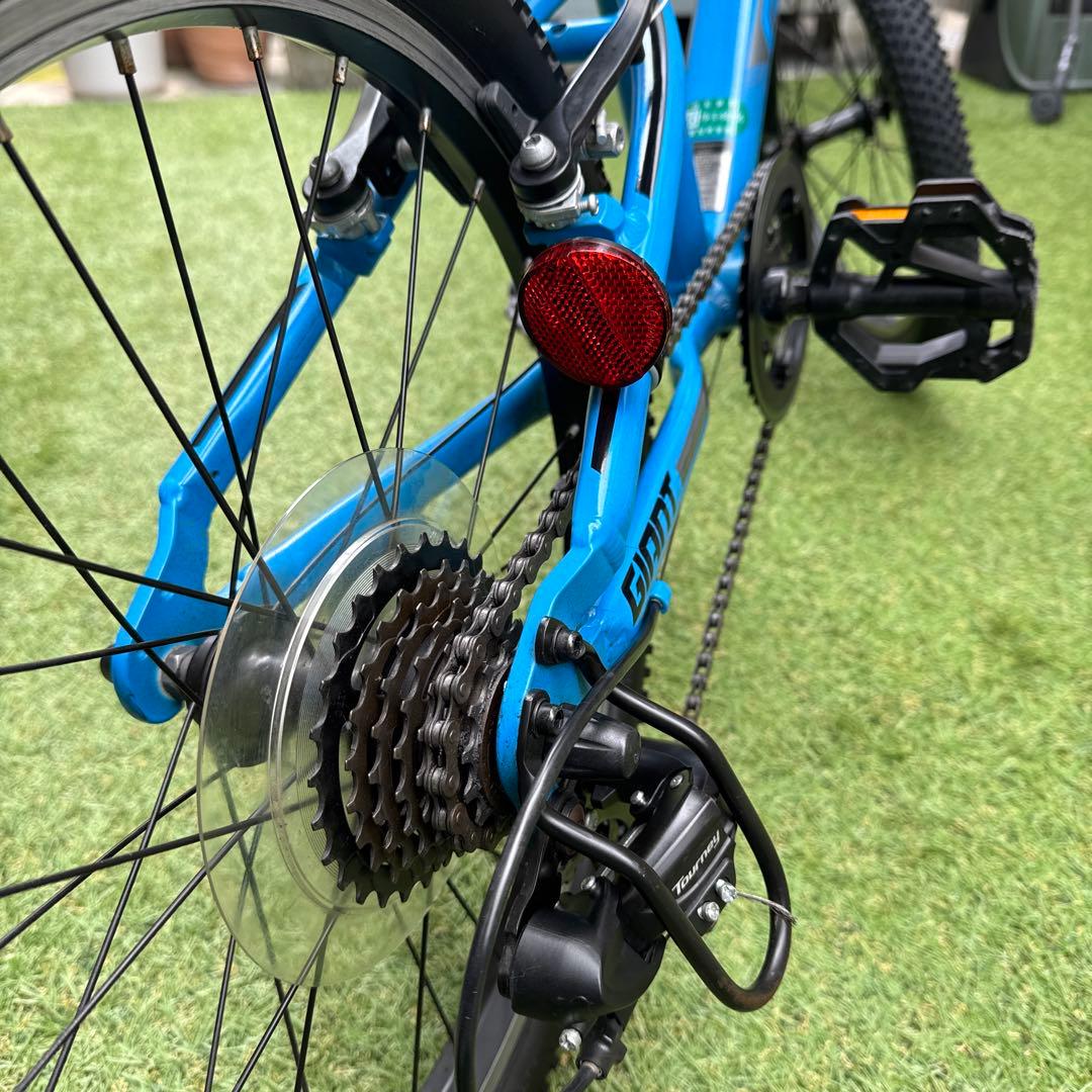 引き取り限定 名古屋市 Giant XTC 子供用自転車 青