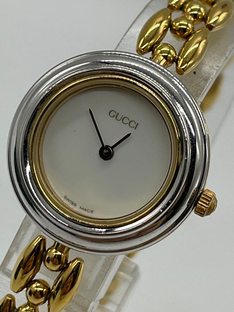 【稼働】GUCCI チェンジベゼル・6色替えベゼル・箱付き