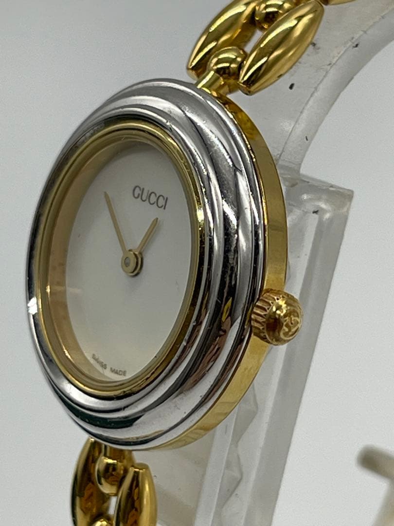 【稼働】GUCCI チェンジベゼル・6色替えベゼル・箱付き