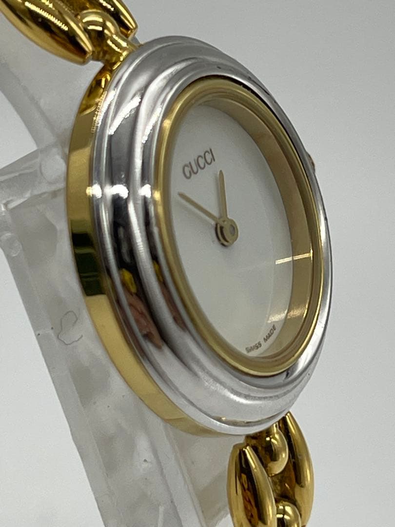 【稼働】GUCCI チェンジベゼル・6色替えベゼル・箱付き