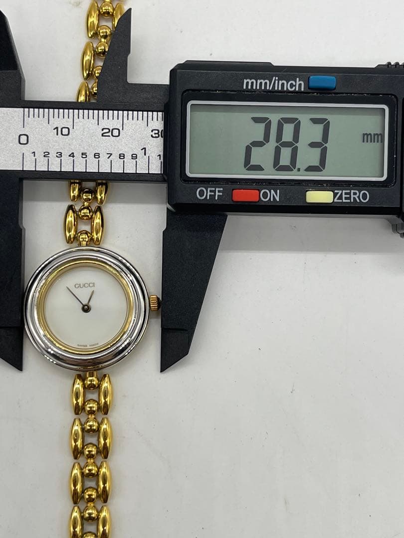 【稼働】GUCCI チェンジベゼル・6色替えベゼル・箱付き